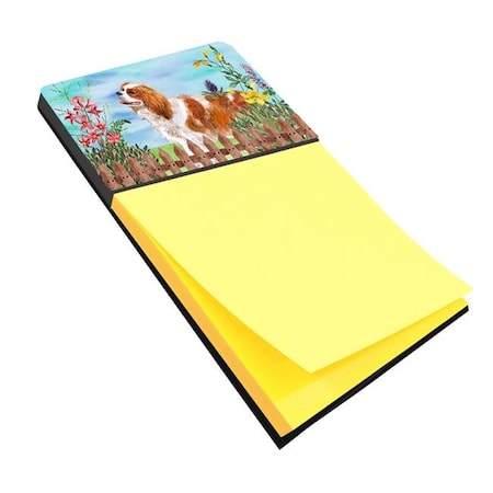 Teacher'S Aid Cavalier Spaniel Spring Sticky Note Holder TE235395